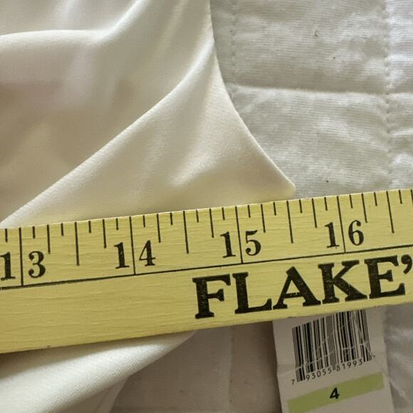 LONDON TIMES Womens Dress 4 White Black Color Block Retro Y2K Plunging V-Neck - Picture 7 of 10